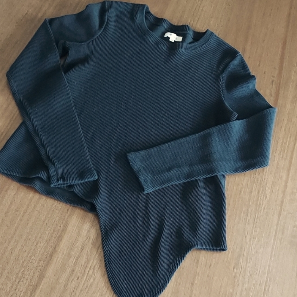 Madewell Asymmetrical Ribbed Top